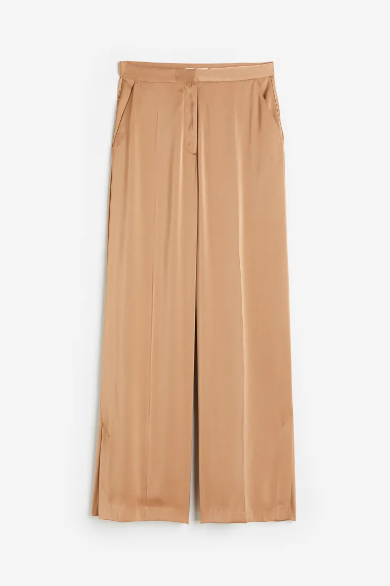 Wide-leg Satin Pants | H&M (US + CA)