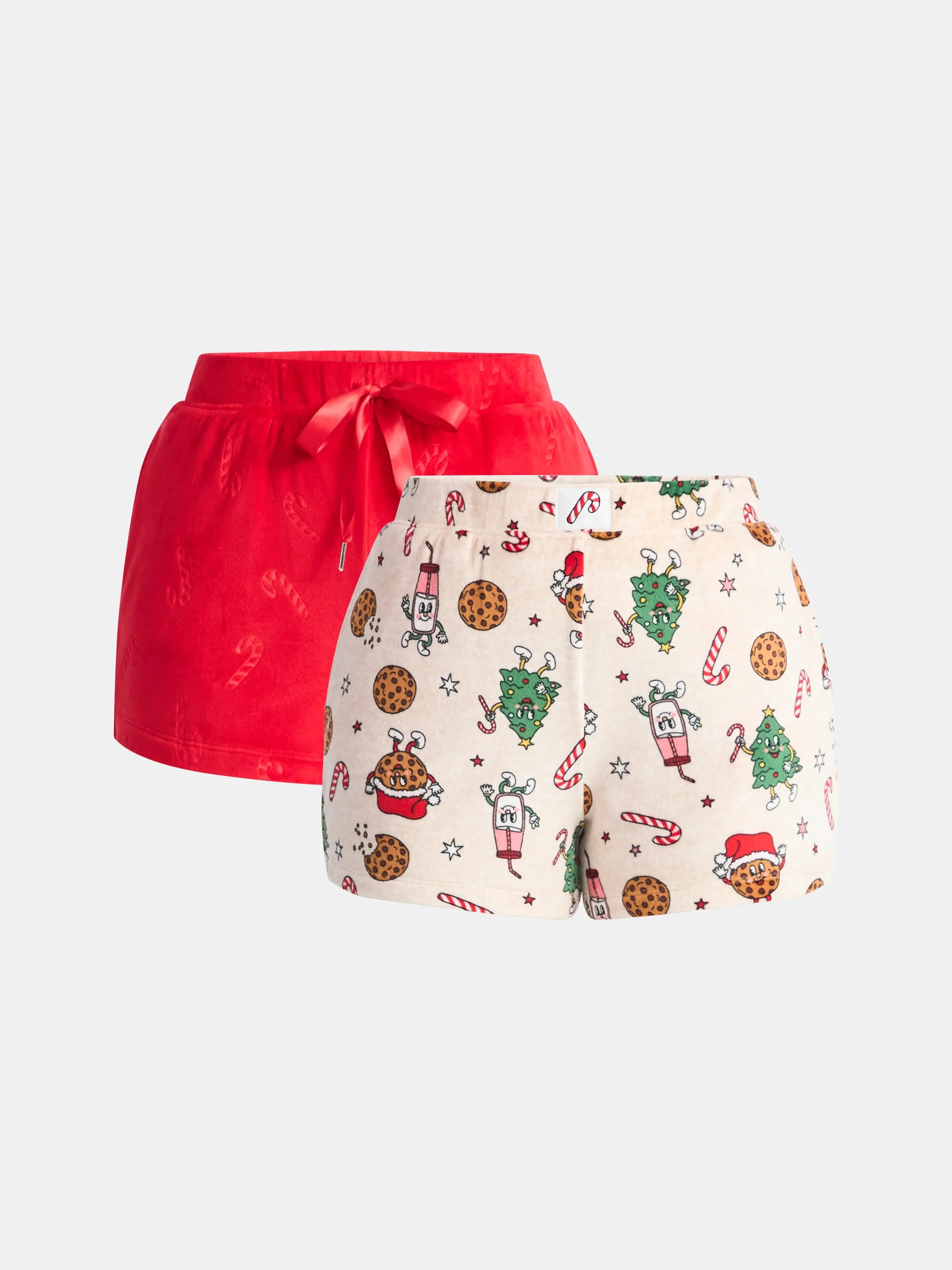 Holiday Time Women's and Women's Plus Christmas Sleep Shorts, 2-Pack, Sizes XS-3X | Walmart (US)