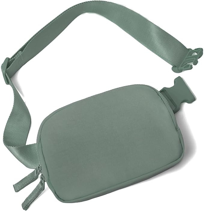 Belt Bag for Women Two-Way Zipper Cross Body Fanny Pack Fashion Waist Packs Everywhere Belt Bag w... | Amazon (US)