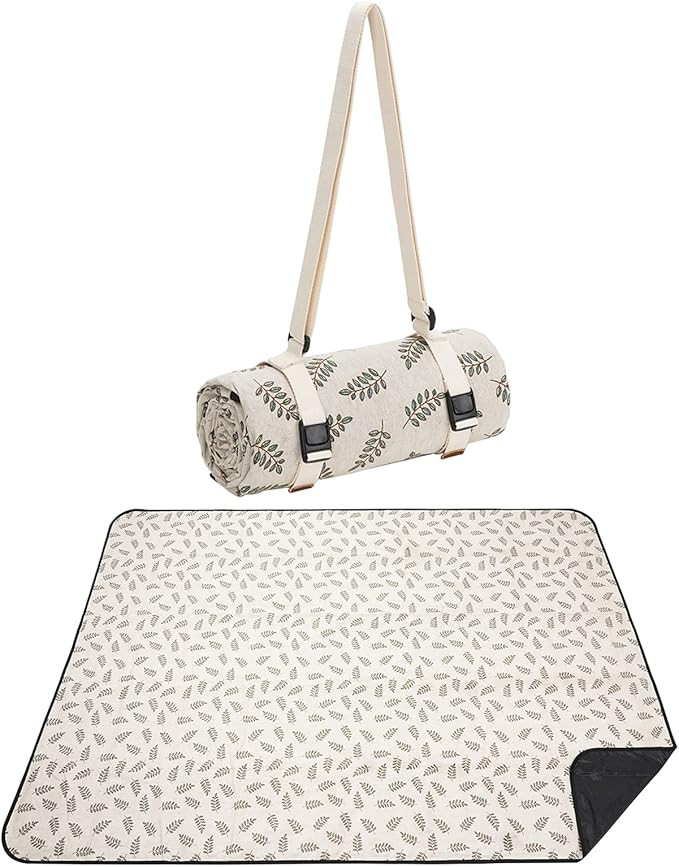 Beach Mat Sand Free Washable, Waterproof Camping Emergency Blankets | Picnic Baskets Accessories ... | Amazon (US)