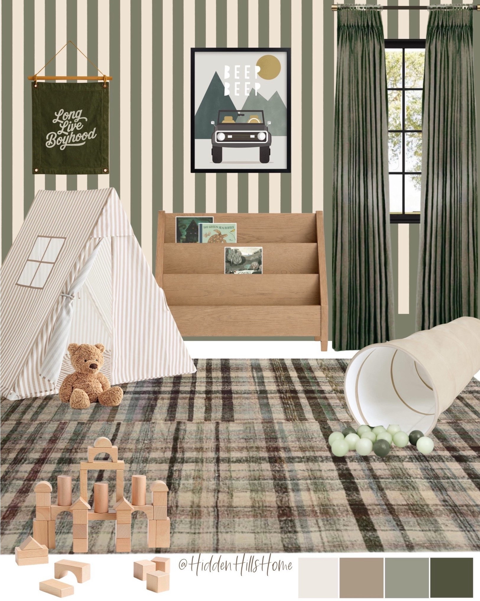 Playroom decor, playroom mood board, home decor, playroom design, boys play room inspiration #boys #playroom