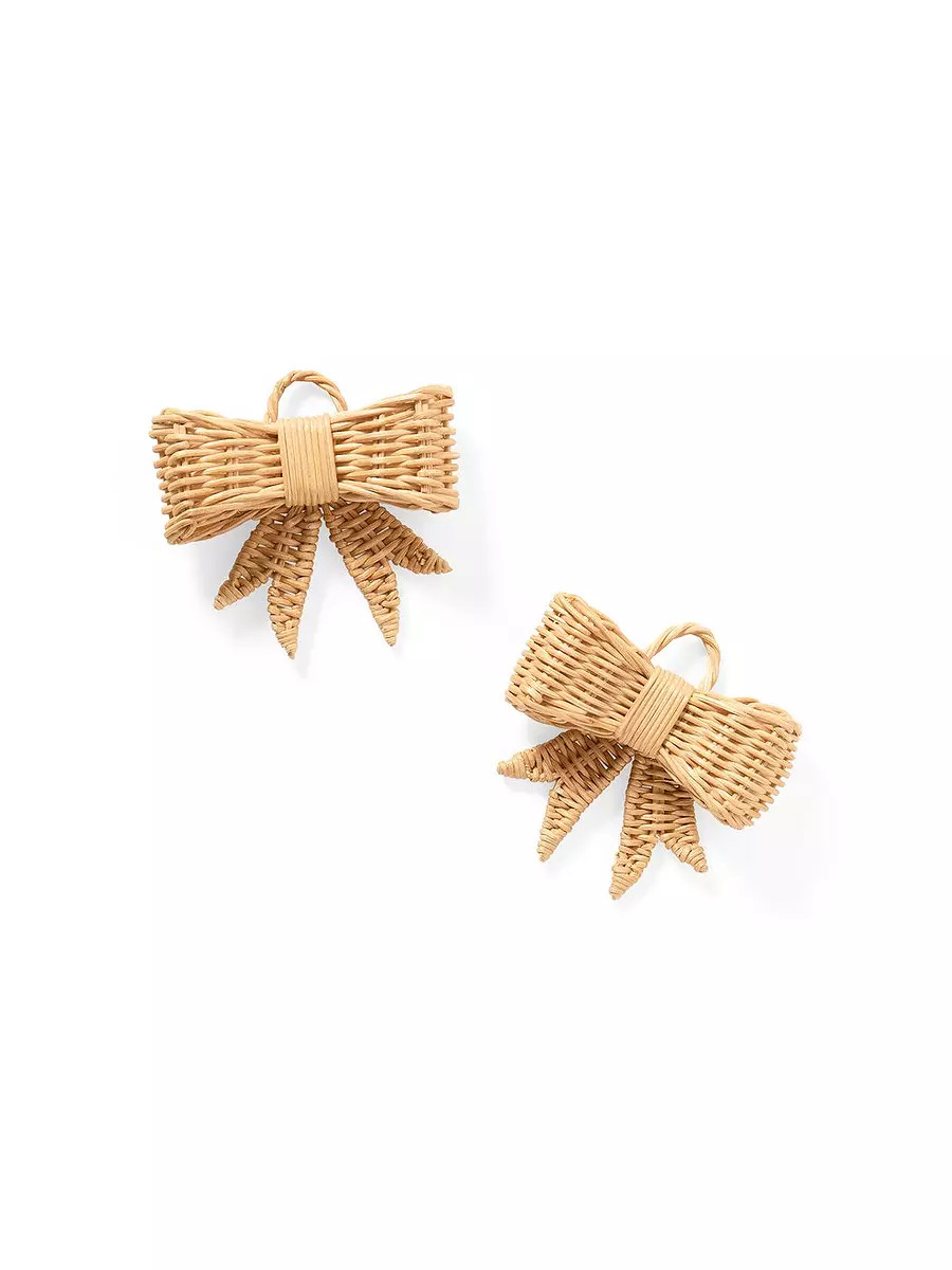 Decorative Wicker Bow (Set of 2) | Serena and Lily
