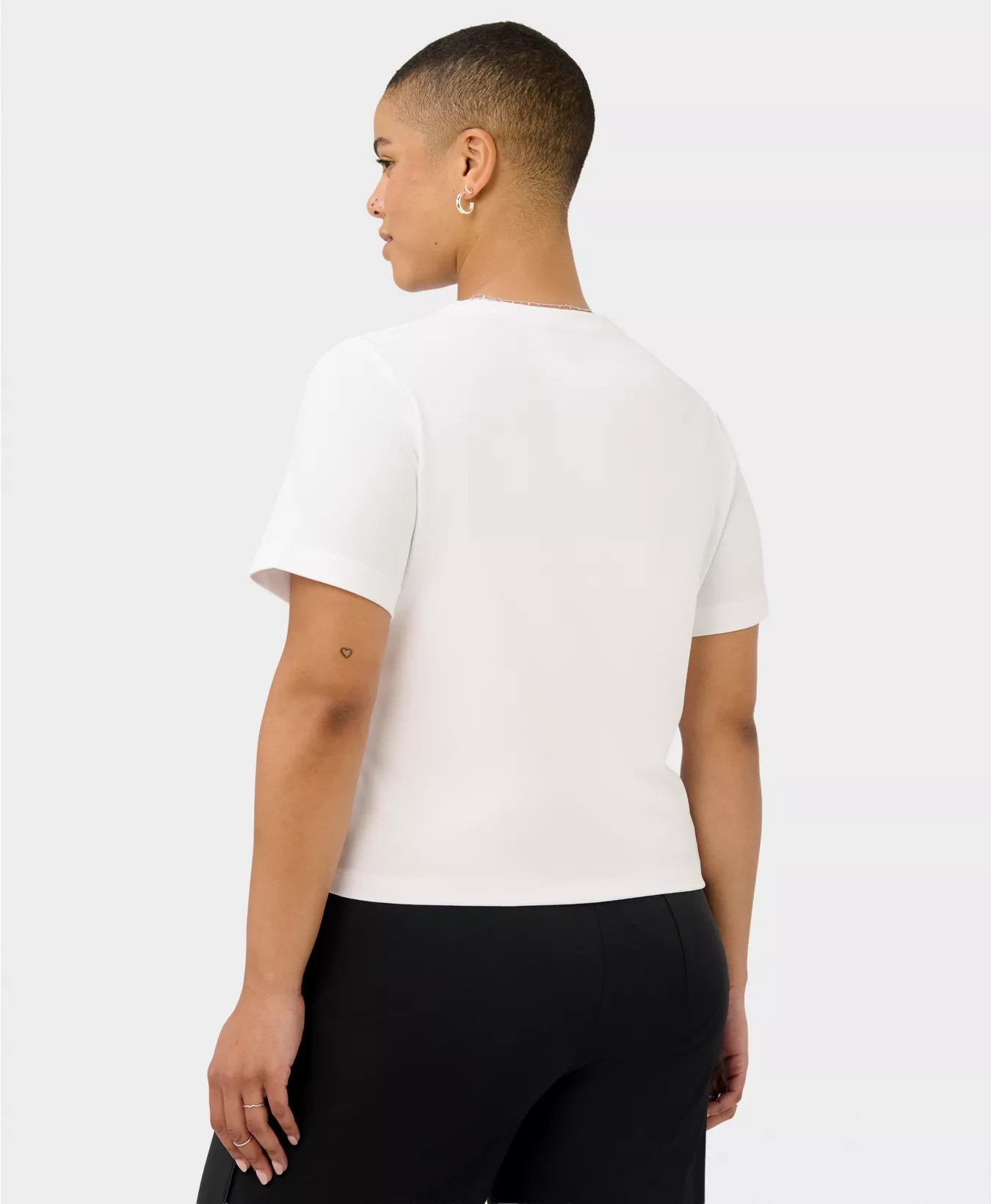 Elevated Cotton Boxy T-Shirt - Chalk Yellow | Women's T-Shirts | Sweaty Betty | Sweaty Betty UK