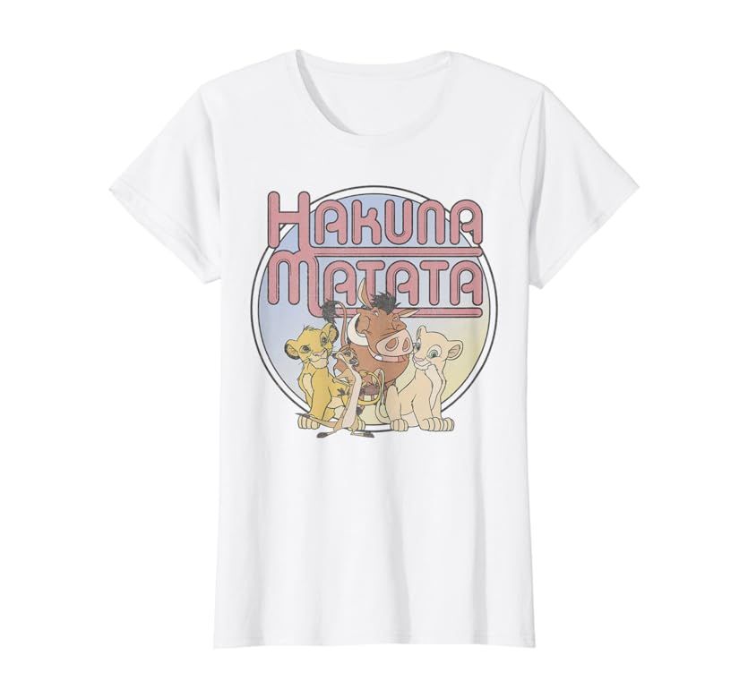 Disney Lion King Retro Hakuna Matata Simba And Friends T-Shirt | Amazon (US)