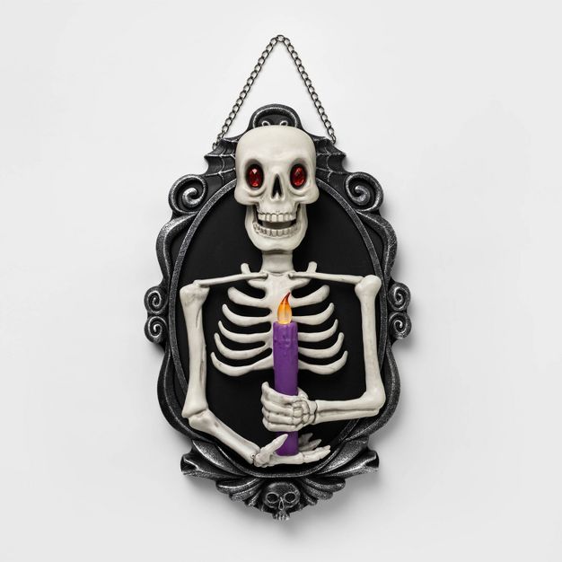 Animated Half Skeleton in Frame Halloween Decorative Prop - Hyde & EEK! Boutique™ | Target