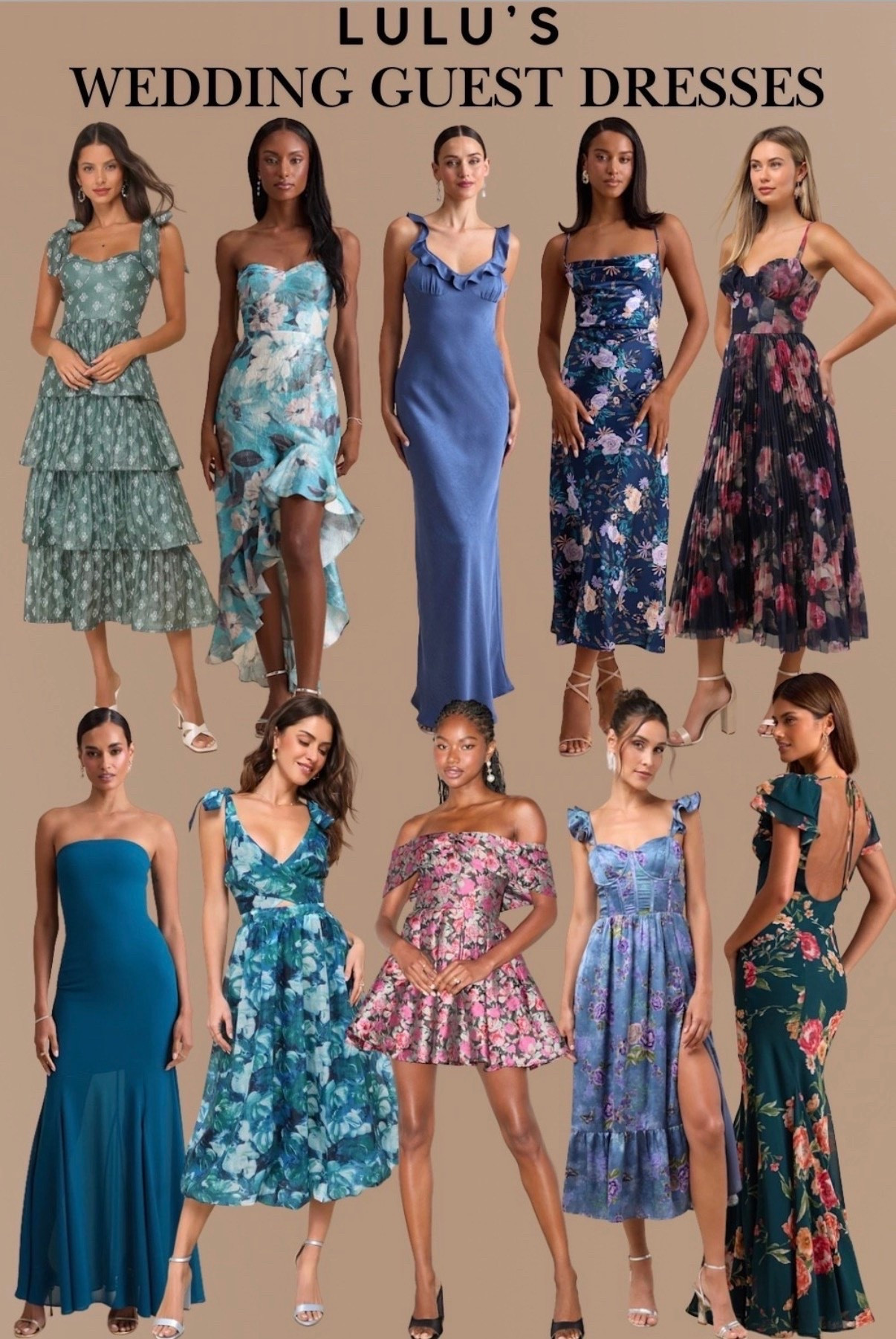 Wedding guest dress szn is IN FULL SWING and Lulu’s is absolutely delivering!! 💐🦋


Here’s every dress in this collage:



Select dresses on sale for an extra 30% off with code 30OFF and 20% off with code DEALS20 🤩


Everything linked below, tap to shop your favorites! 👇🏻💙

#lulus #lulusdresses #lulusweddingguest #weddingguestdress #weddingguestoutfit #weddinggueststyle #weddingseason #summerwedding #gardenpartydress #gardenpartywedding #outdoorwedding #beachwedding #floraldress #floralmaxi #floralmidi #chiffondress #tiereddress #ruffledress #oneshouldderdress #straplessdress #offshoulderdress #twopiecedress #pinkdress #hotpinkdress #purpledress #bluedress #redfloraldress #watercolordress #weddinginspo #bridalparty #maidofhonor #weddingguest2026 #summerdress #summerdresses2026 #specialoccasiondress #cocktaildress #formaledress #eveningdress #dresscode #affordableluxury #designerlookalike #thelookforless #summerstyle #summerfashion #over40style #over40fashion #over40outfits #momstyle #weddingoutfit #eventdressing #ootd #LTKFindsUnder100 #LTKstyletip #LTKshoecrush #LTKparty #LTKGiftGuide

#LTKootd #LTKWedding #LTKOver40