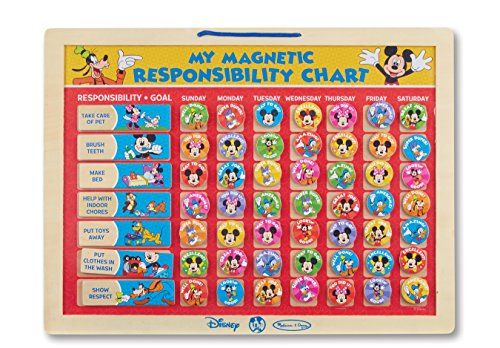 Melissa & Doug Disney Mickey Mouse Clubhouse My Magnetic Responsibility Chart | Amazon (US)
