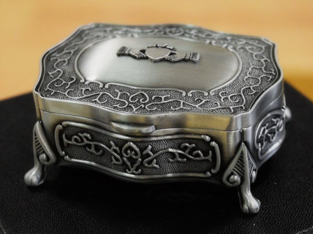 Pewter Decorative Jewellery Box | Etsy (US)