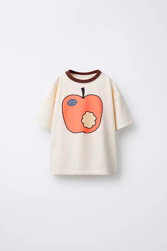 APPLE PRINT T-SHIRT | Zara US