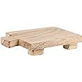Wood Pedestal Stand Riser Wood Tray for Bathroom Home Kitchen Sink Holder Wooden Soap Holder for ... | Amazon (US)