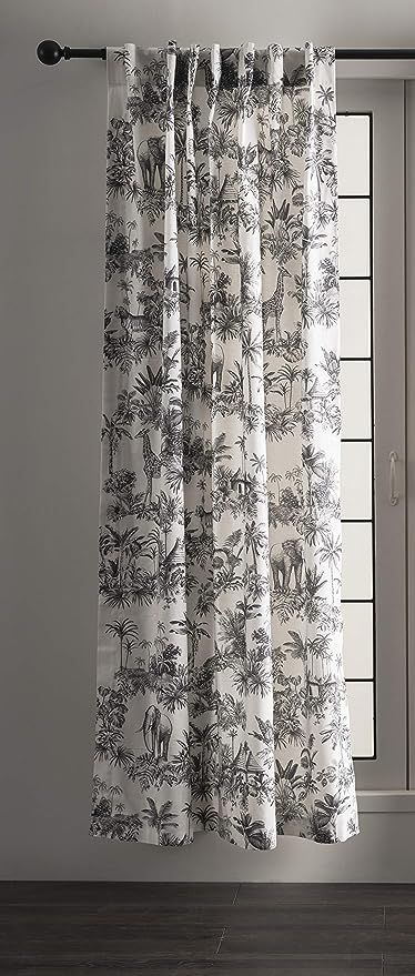 Maison d' Hermine Savana Jouy 100% Cotton Curtain One Panel for Living Rooms Bedrooms Offices Tai... | Amazon (US)