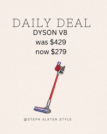 Target. Daily deal. V8 dyson on sale. Home. Cleaning. Organization. Vacuum 

#LTKGiftGuide #LTKsalealert #LTKHoliday