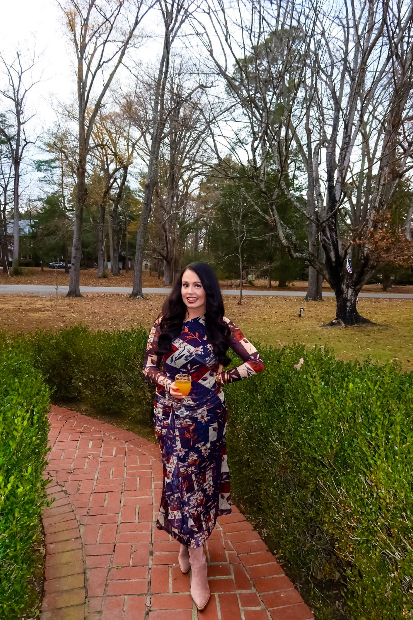 Under $30 Amazon ruched long sleeve dress (medium), under $50 suede pointed toe booties (tts) #founditonamazon 

#LTKFindsUnder50 #LTKSaleAlert #LTKHoliday