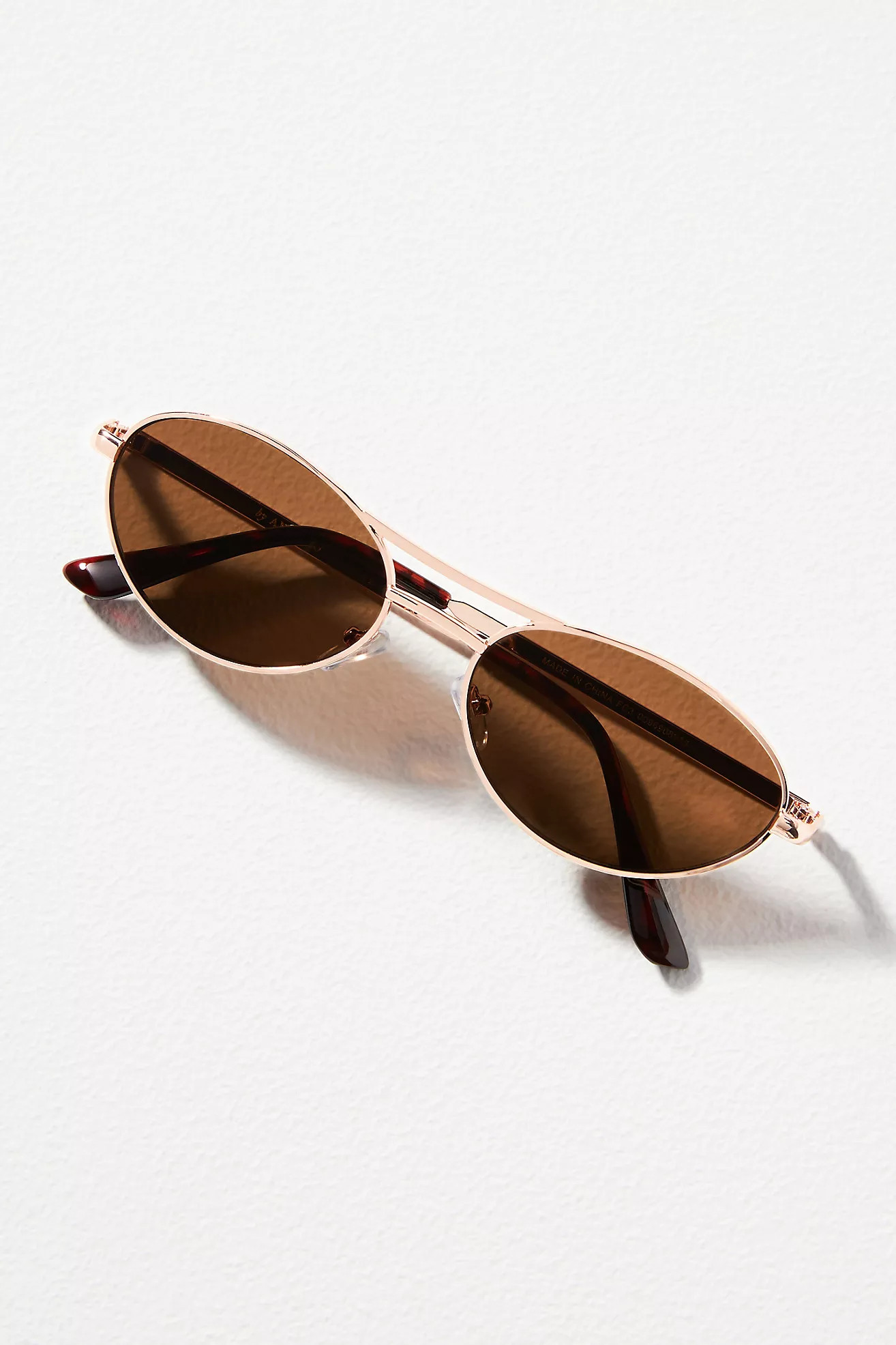 Oval Aviator Sunglasses | Anthropologie (US)