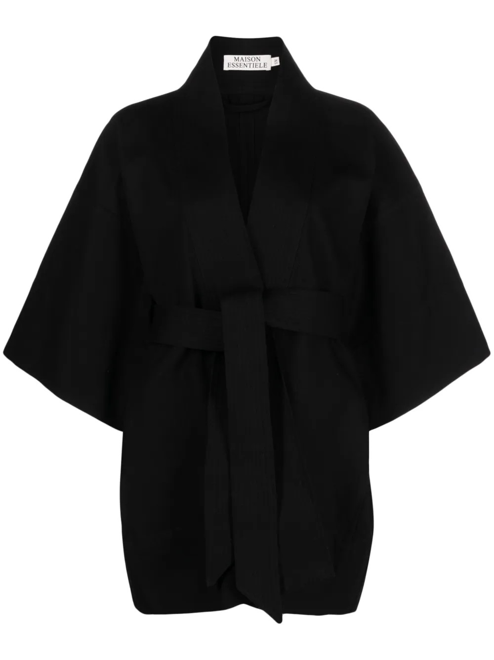 wide-sleeve belted jacket | Farfetch Global