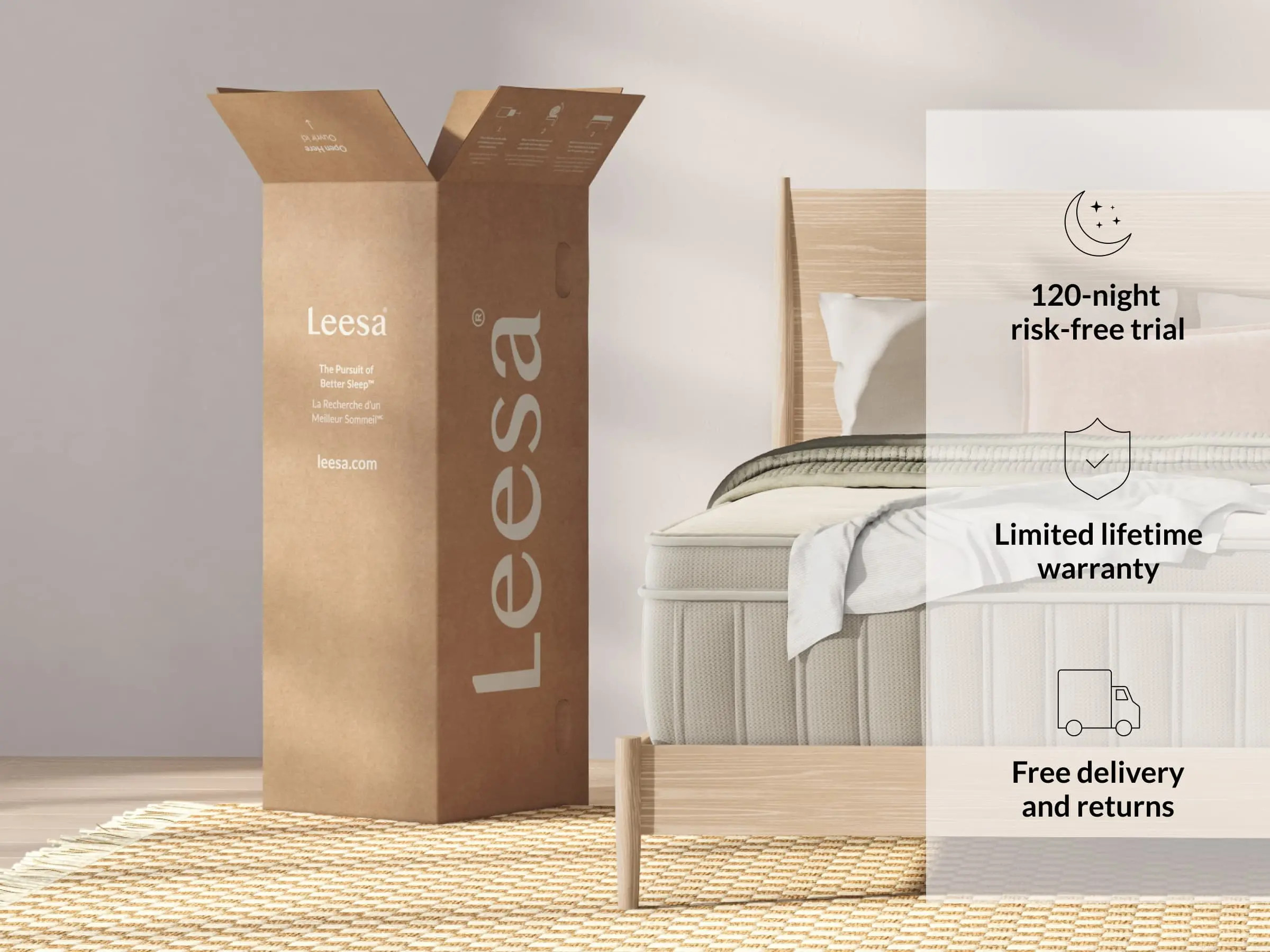 Natural Hybrid Mattress | Leesa Sleep