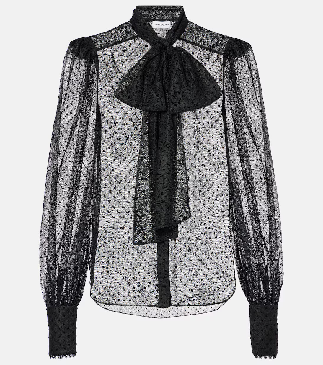 Ethel tie-neck lace blouse | Mytheresa (UK)