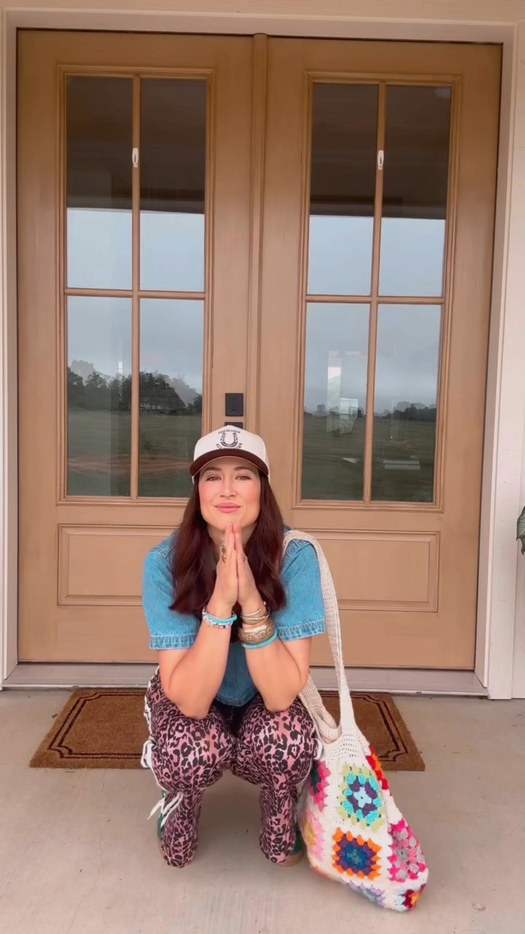 Shop my fit!! This pieces are similar but not exact 
Hat is from shopbelleame . Com 