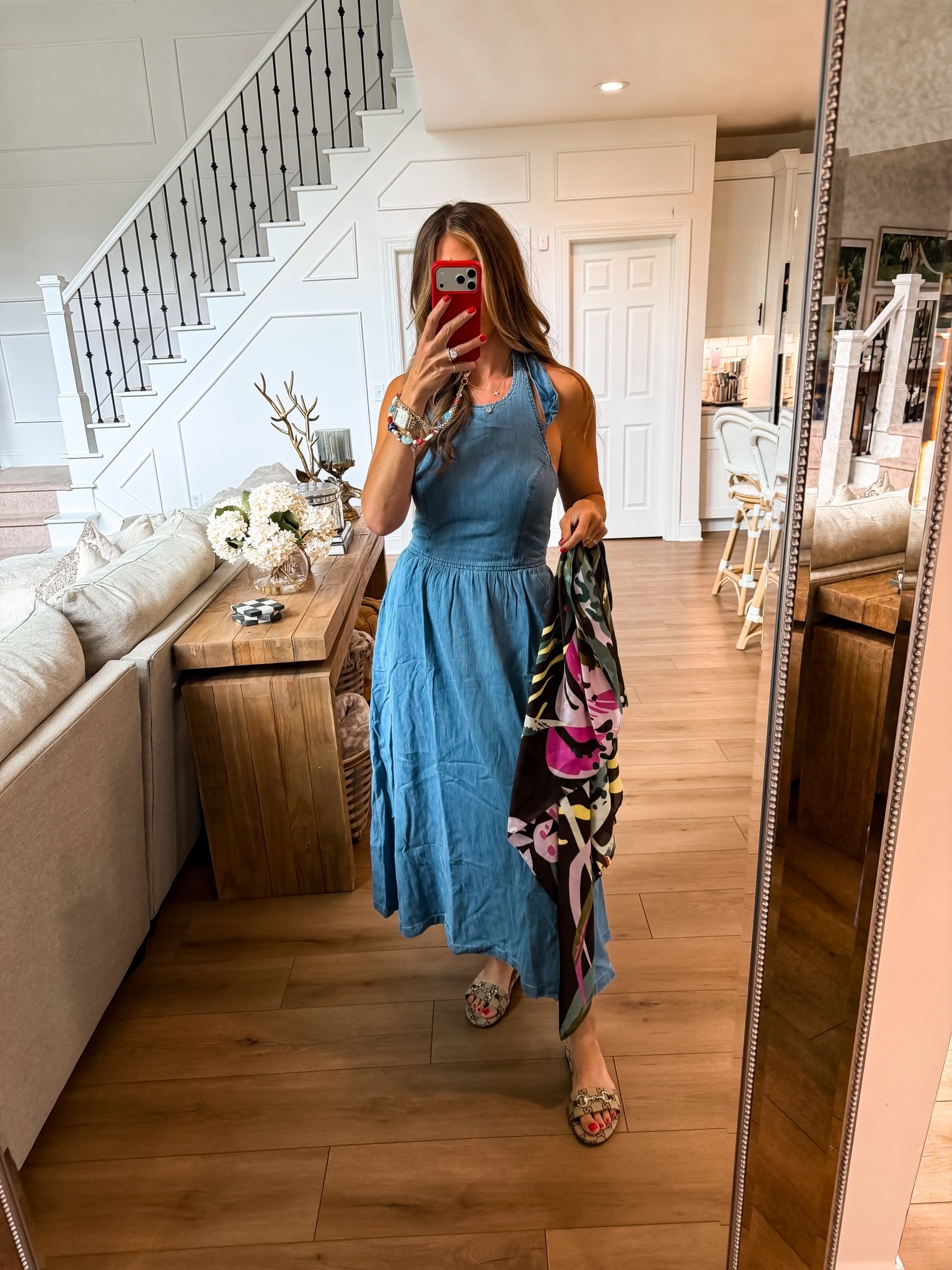 Love this denim dress it’s available in regular tall and petite and I’m wearing size medium regular length. It’s 50% off for a limited time.

#LTKootd #LTKSeasonal #LTKgrwm