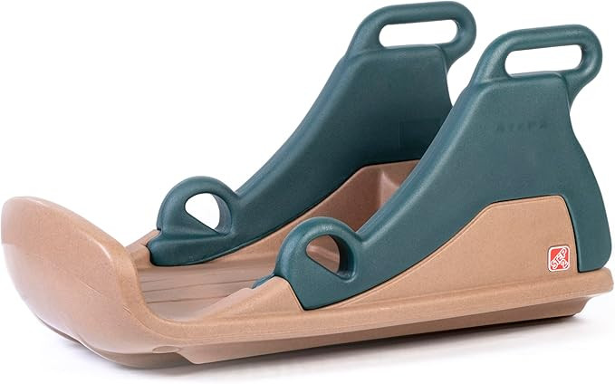 Step2 Snow Runner, Kids Ride On Toy & Outdoor Snow Sled & Toboggan, Fits 2 Riders, Made of Durabl... | Amazon (US)