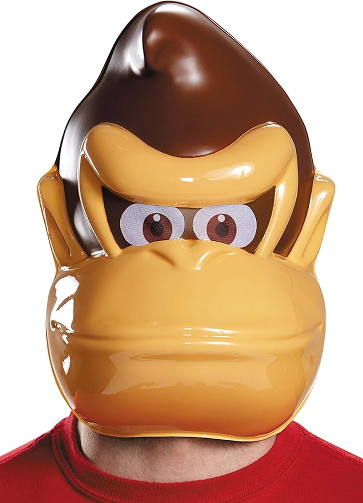 Donkey Kong Mask for Adults Standard | Amazon (US)