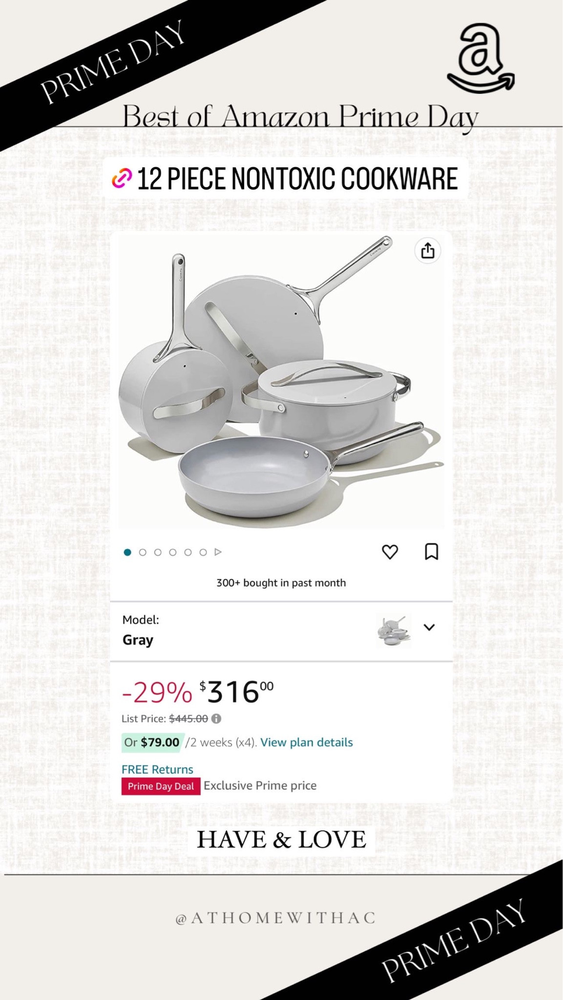 Non toxic non stick cookware 

#LTKFind #LTKxPrimeDay #LTKhome