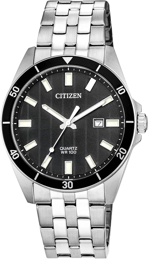 Citizen Quartz Mens Watch, Stainless Steel, Classic | Amazon (US)
