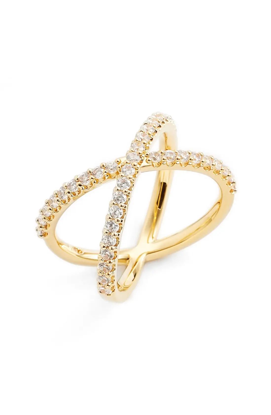 Nadri Crossover Cubic Zirconia Ring | Nordstrom