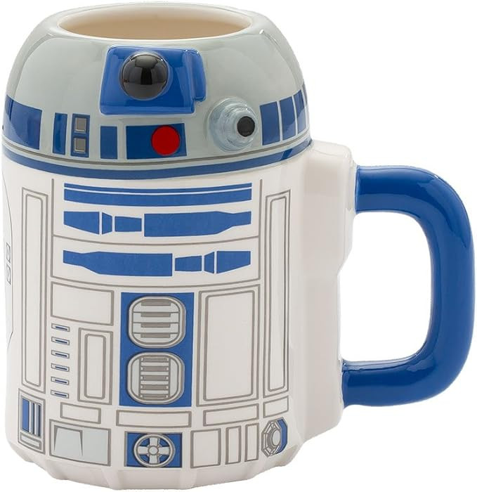 Vandor Star Wars R2-D2 20 Ounce Ceramic Sculpted Mug | Amazon (US)