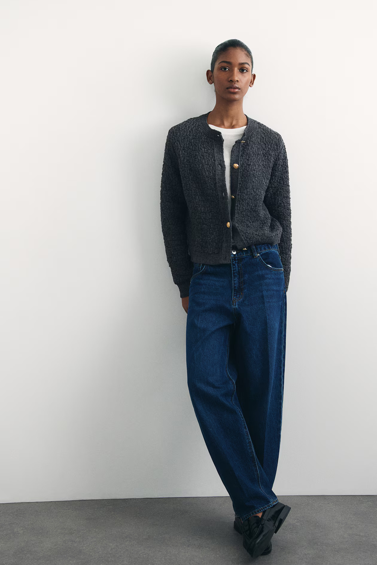 Cardigan in Strukturstrick | H&M (DE, AT, CH, NL, FI)