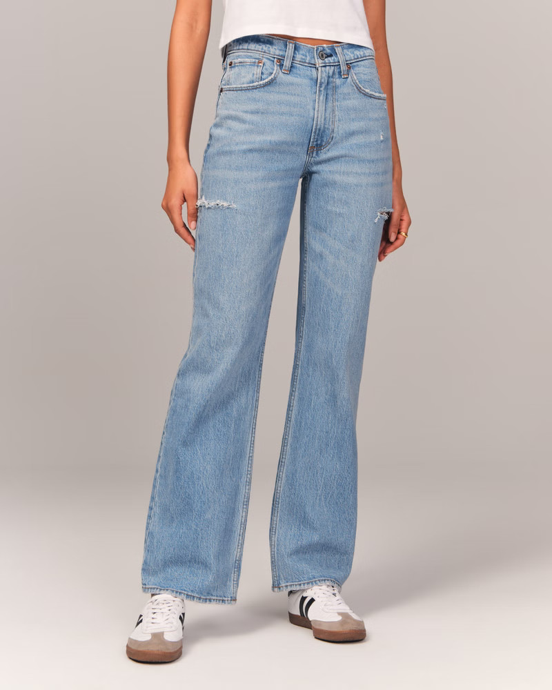 Mid Rise Baggy Jean | Abercrombie & Fitch (US)