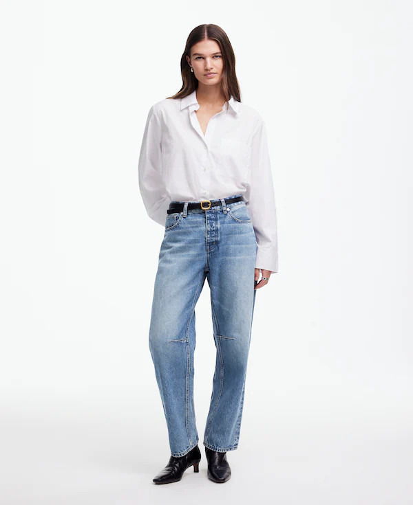 The Darted Barrel-Leg Jean | Madewell | Madewell