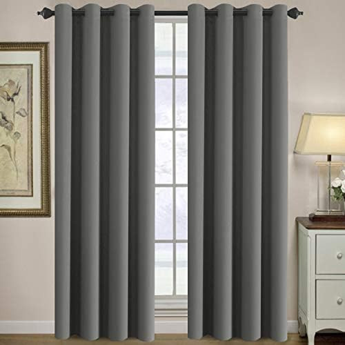 H.VERSAILTEX Blackout Curtain for Living Room Thermal Insulated Window Treatment Curtain Extra Lo... | Amazon (US)