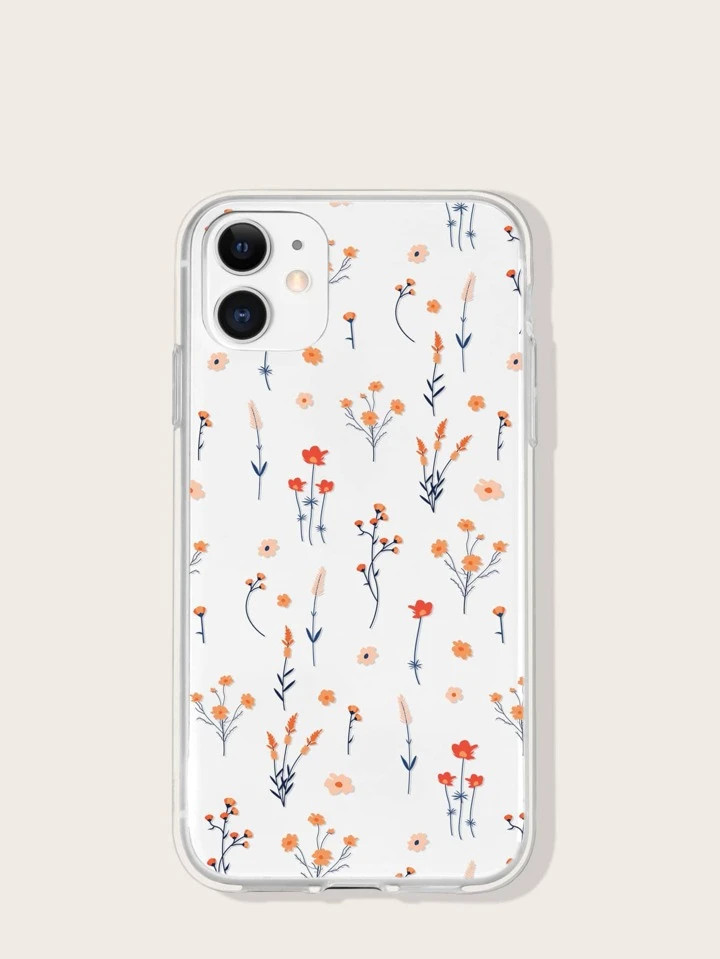 Flower Pattern Phone Case | SHEIN