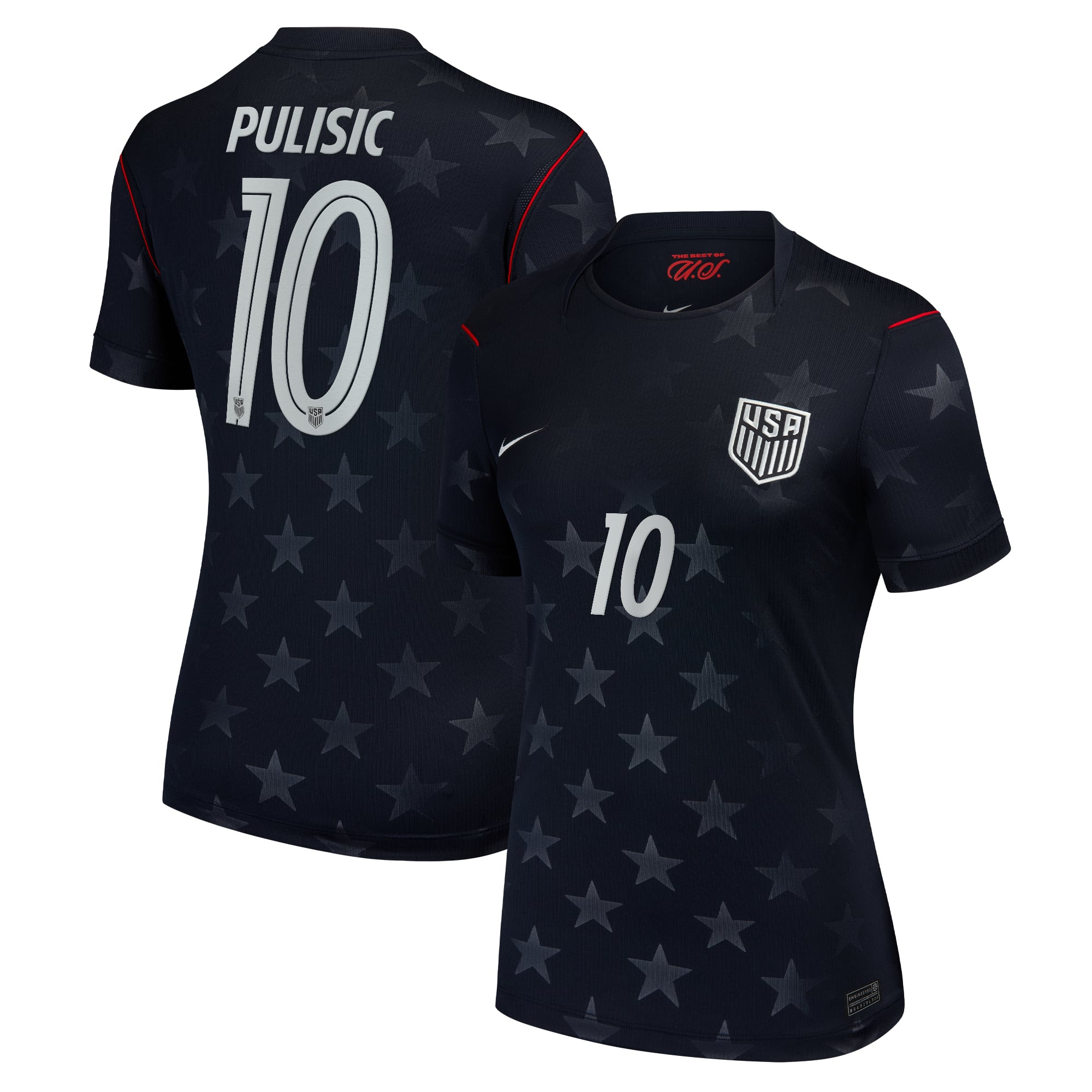 Women's Nike Christian Pulisic Blue USMNT 2026 Away Stadium Replica Jersey | Fanatics