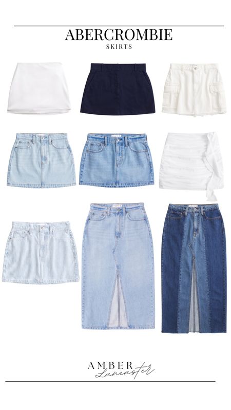 Abercrombie skirts! 

Bottoms, date night, summer style, spring outfit 

#LTKfindsunder50 #LTKstyletip #LTKfindsunder100