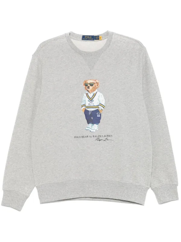 Polo Ralph Lauren Bear Sweatshirt | Grey | FARFETCH BH | Farfetch Global