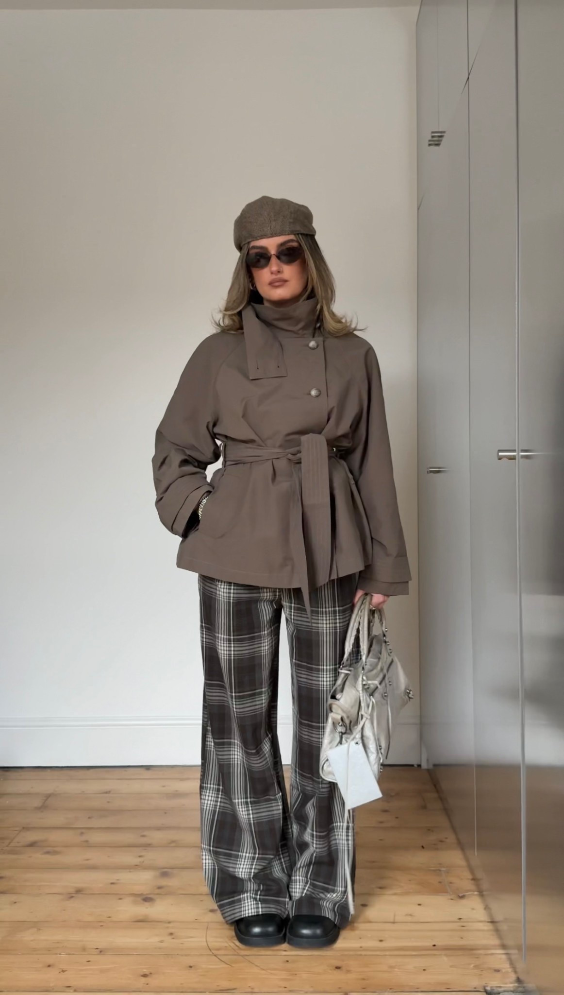 Check trousers, trench coat, cropped trench, @asos 

#LTKwinter #LTKuk