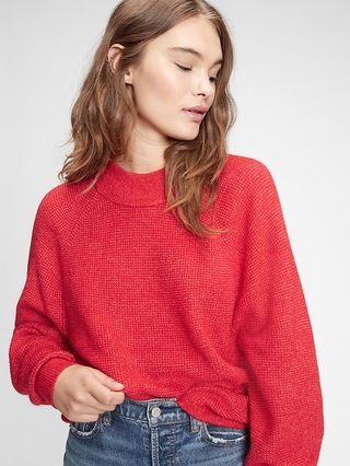 Womens / SweatersWaffle-Stitch Mockneck Sweater | Gap (CA)