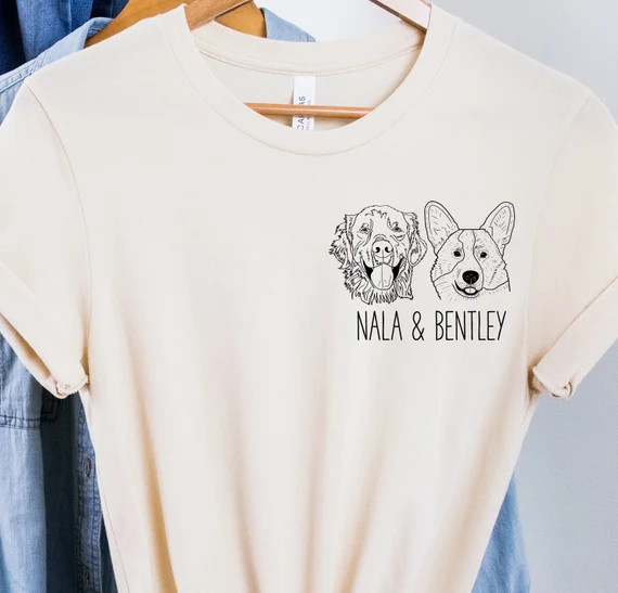 Custom Dog Shirt Dog Lover Gift Dog Mom T Shirt Gift for | Etsy | Etsy (US)