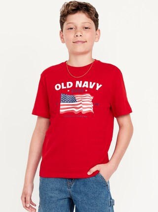 Short-Sleeve Logo-Graphic T-Shirt for Boys | Old Navy (US)