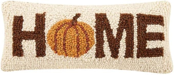 Peking Handicraft 31TG439C05OB Home Hook Pillow Blown-in Filled, 12-inch Length, Wool and Cotton | Amazon (US)