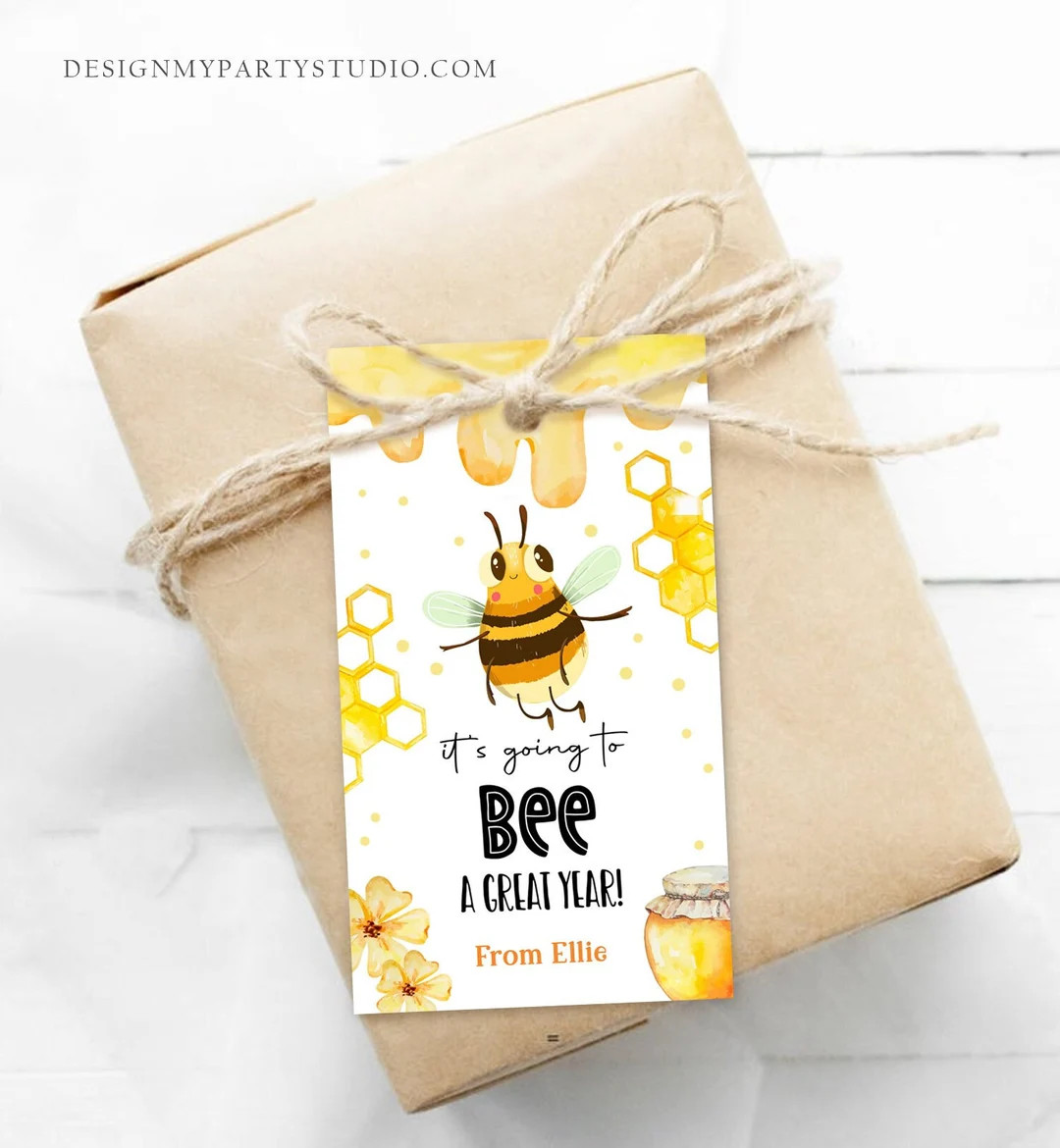 Editable Back to School Treat Tags Classroom Bee a Great Year - Etsy | Etsy (US)