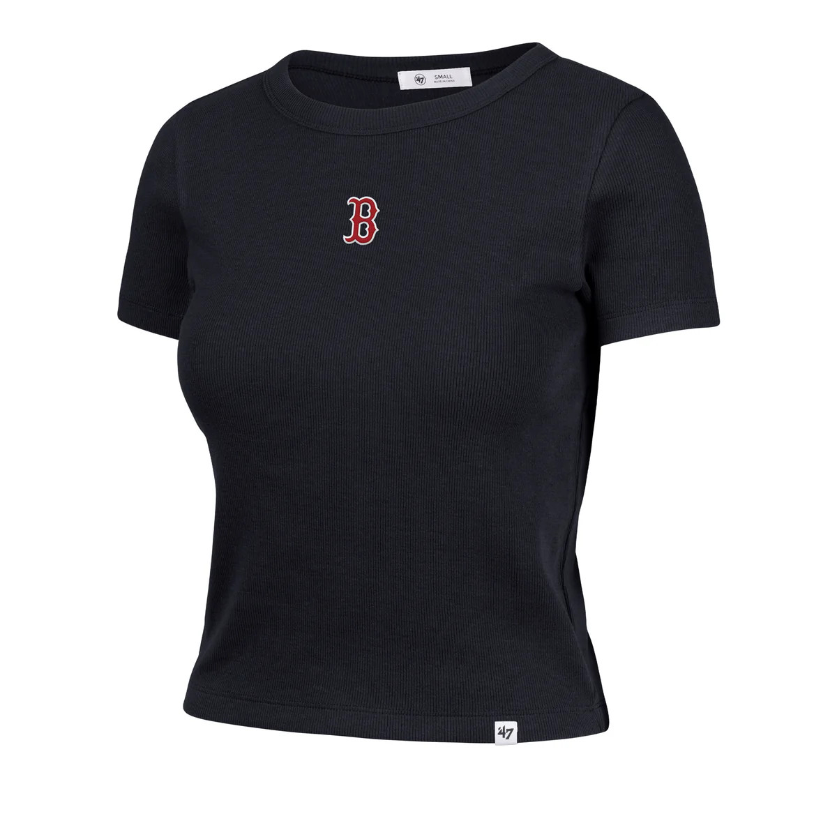 BOSTON RED SOX MICRO EMB '47 BABY RIB TEE WOMENS | '47Brand