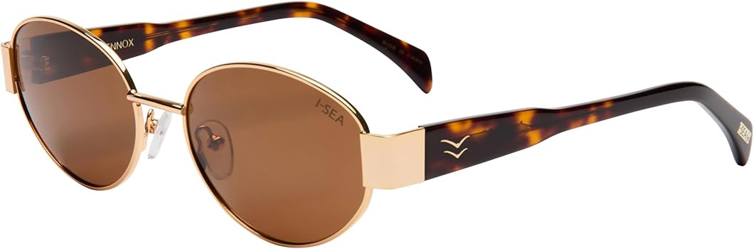 I-SEA Women's Sunglasses - Lennox (GOLD/BROWN POLARIZED) | Amazon (US)