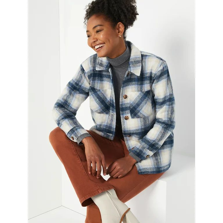 Time and Tru Women’s Shacket | Walmart (US)