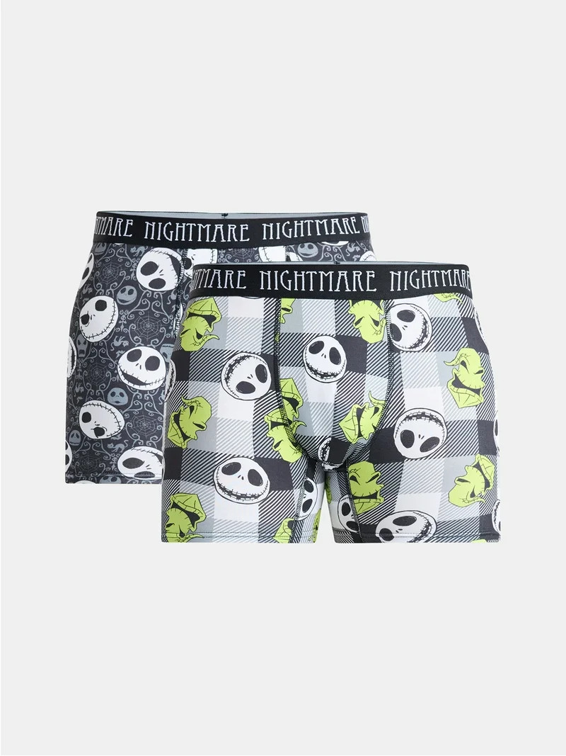 The Nightmare Before Christmas Men's Boxer Briefs, 2-Pack, Sizes S-XL | Walmart (US)