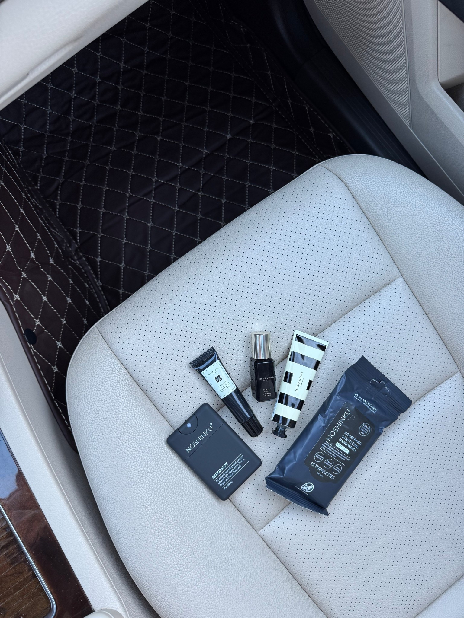 Car essentials: hand sanitizer, sanitizing wipes, hand lotion, lip balm, and fragrance. The linked leather cleaner really cleans your leather seats and makes them smell amazing! I also like the room spray for when you want to make your car smell good ✨

#LTKFindsUnder50 #LTKmomlife #LTKGiftGuide