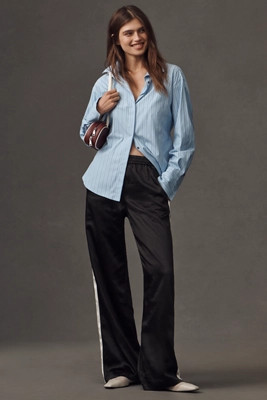 Sanctuary Satin Track Pants | Anthropologie (US)