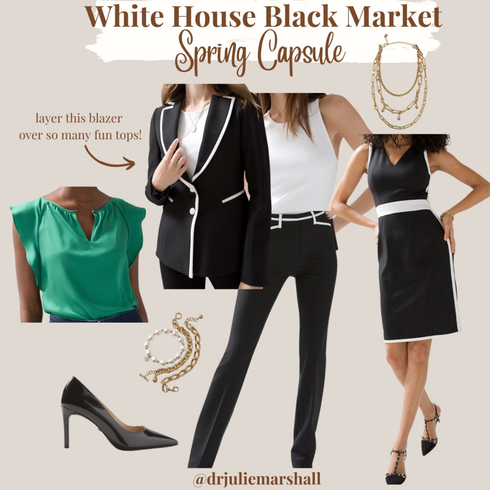Looking for pieces that you can wear so many different ways? These items from White House Black Market are the perfect things to add to your spring capsule! #whitehouseblackmarket #springcapsule #springfashion

#LTKstyletip #LTKFind #LTKSeasonal